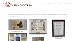 Desktop Screenshot of laseraccents.com